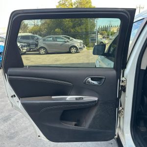 DODGE JOURNEY JC 07/2011-12/2016 LEFT REAR DOOR TRIM BLACK LEATHER