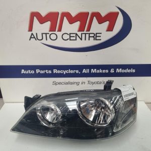 FORD FALCON LEFT HEADLAMP BA-BF1, XT, BLACK INSERT TYPE, 10/02-08/06 02 03 04 05