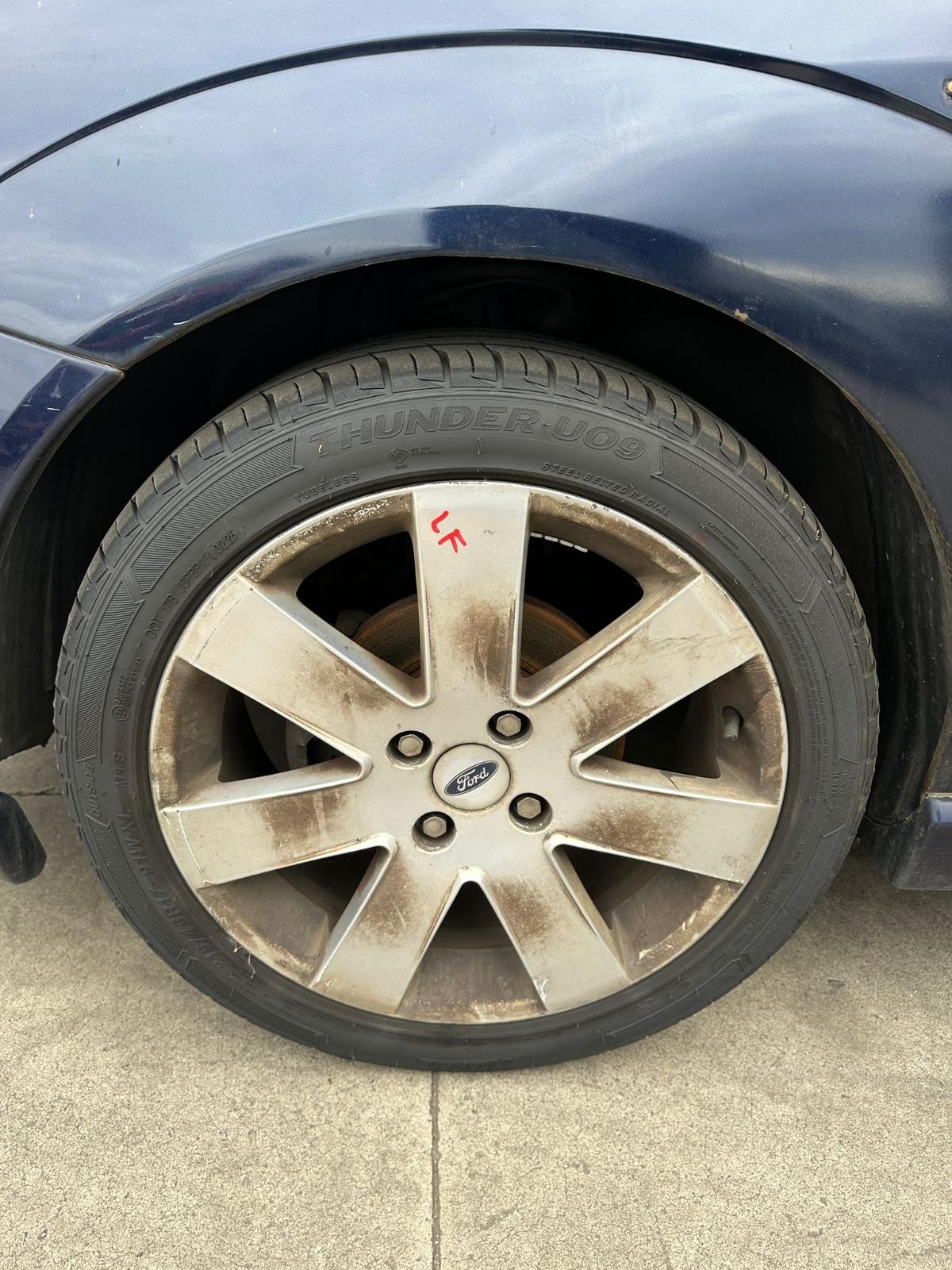 FORD FOCUS LR 01/2001-06/2005 LEFT FRONT WHEEL ALLOY FACTORY 17IN