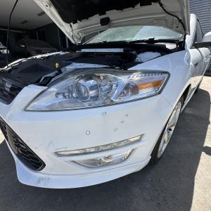 FORD MONDEO MC 11/2010-12/2014 LEFT HEADLAMP HALOGEN TITANIUM P/N BS7113D153BF