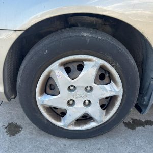 HYUNDAI ELANTRA XD 10/2003-07/2006 LEFT FRONT WHEEL STEEL 15IN