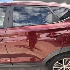 HYUNDAI TUCSON TL 06/2015-01/2021 LEFT REAR OUTER DOOR HANDLE MAROON