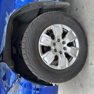 LDV T60 SK8C 07/17-07/21 LEFT REAR WHEEL ALLOY FACTORY 17X7IN 6 SINGLE SPOKE