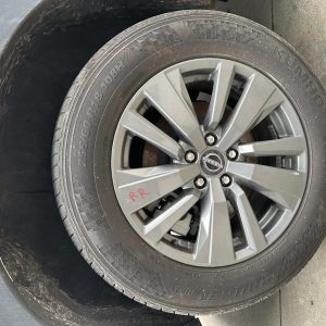 NISSAN PATHFINDER R53 07/2022-2025 RIGHT REAR WHEEL ALLOY FACTORY 18X8.0IN