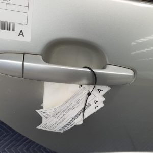 TOYOTA COROLLA DOOR HANDLE OUTER, RH REAR, ZZE122, 12/01-06/07 01 02 03 04 05 06