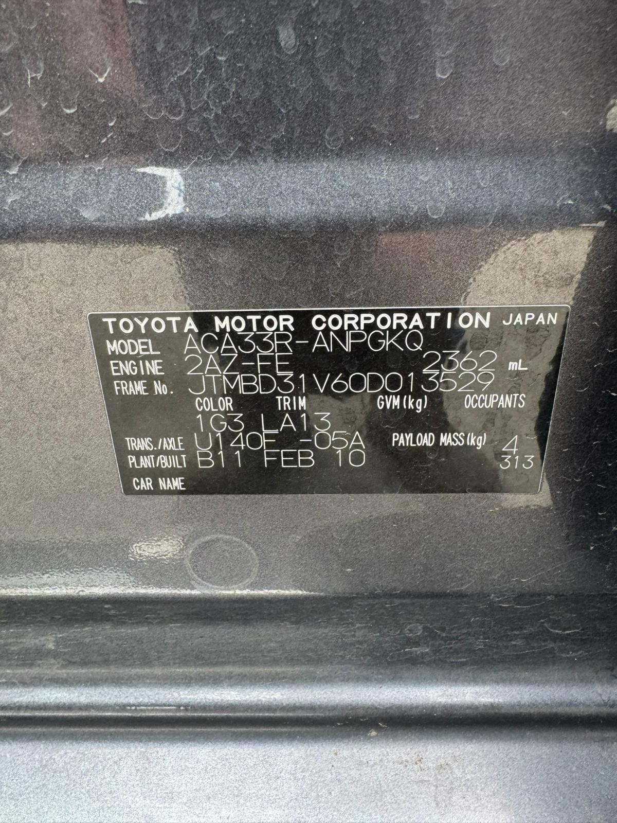 TOYOTA RAV4 ACA33/ACA38 11/05-11/12 LEFT FRONT POWER WINDOW SWITCH 8481052030 - Image 11