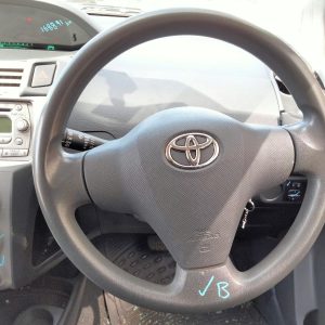 TOYOTA YARIS 2005-2016 STEERING WHEEL NON AUDIO, NCP9#, VINYL, 10/05-06/16