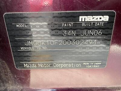 MAZDA 3 BK SI 10/2003-07/2006 LEFT REAR SEAT BELT ONLY BLACK SEDAN - Image 9