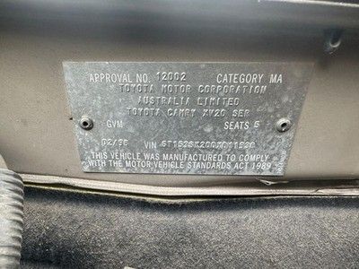 TOYOTA CAMRY SK20 07/1997-09/2000 LEFT SIDE REAR GARNISH BOOTLID LAMP - Image 13