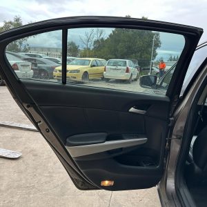 HONDA ACCORD 8TH GEN 02/2008-05/2013 LEFT REAR DOOR TRIM LEATHER BLACK VTi-L