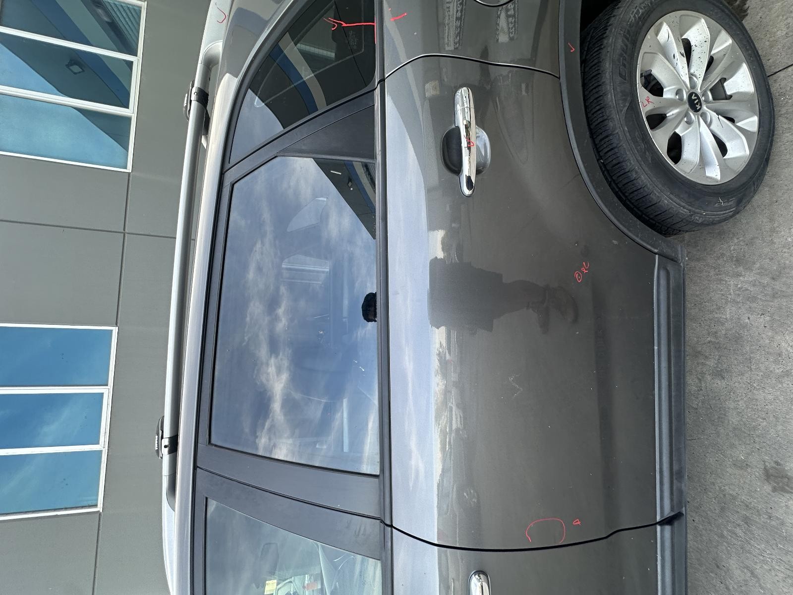 KIA SORENTO XM 10/2009-12/2014 LEFT REAR DOOR SHELL WITH CURTAIN TYPE