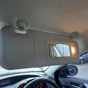 MAZDA 3 BL 04/2009-10/2013 RIGHT  SIDE SUN VISOR WITH LIGHT AND MIRROR TYPE