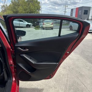 MAZDA 3 BM 06/2013-05/2016 RIGHT REAR INNER DOOR HANDLE SILVER