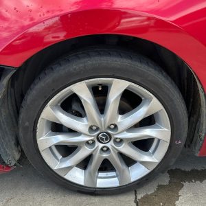 MAZDA 3 BM 11/2013-05/2016 LEFT FRONT WHEEL ALLOY FACTORY 18X7.0IN SP25