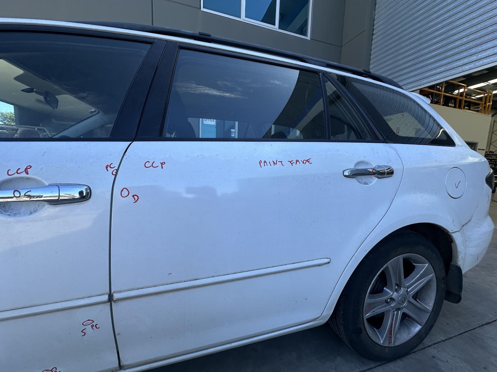 MAZDA 6 GG/GY 09/2002-2008 LEFT REAR DOOR WINDOW WAGON