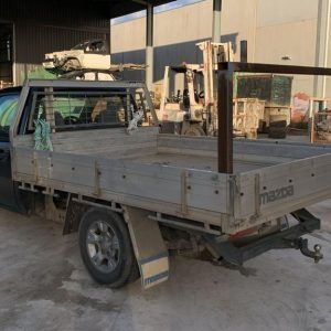 MAZDA BT50 UTE BACK TRAY BACK, SINGLE CAB, ALLOY, UN-UR, GENUINE ALLOY TRAY