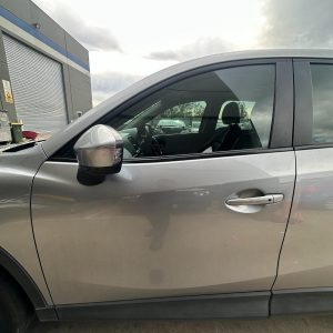 MAZDA CX5 KE 02/12-12/16 LEFT FRONT OUTER DOOR HANDLE WITH KEYLESS ENTRY BUTTON