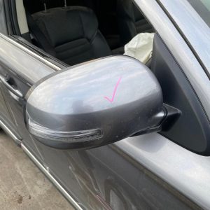 MITSUBISHI OUTLANDER 2015-2021 RIGHT DOOR MIRROR ZK-ZL, W/ FLASHER, MANUAL FOLD,