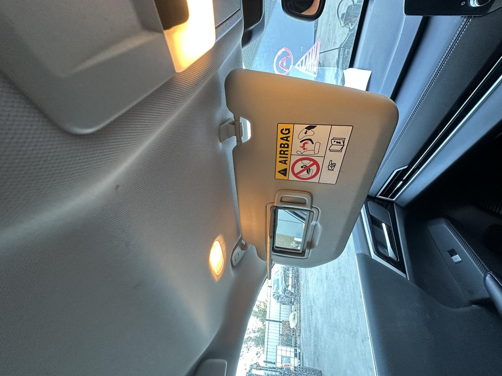MITSUBISHI OUTLANDER ZM 08/2021-2026 LEFT SIDE SUN VISOR GREY