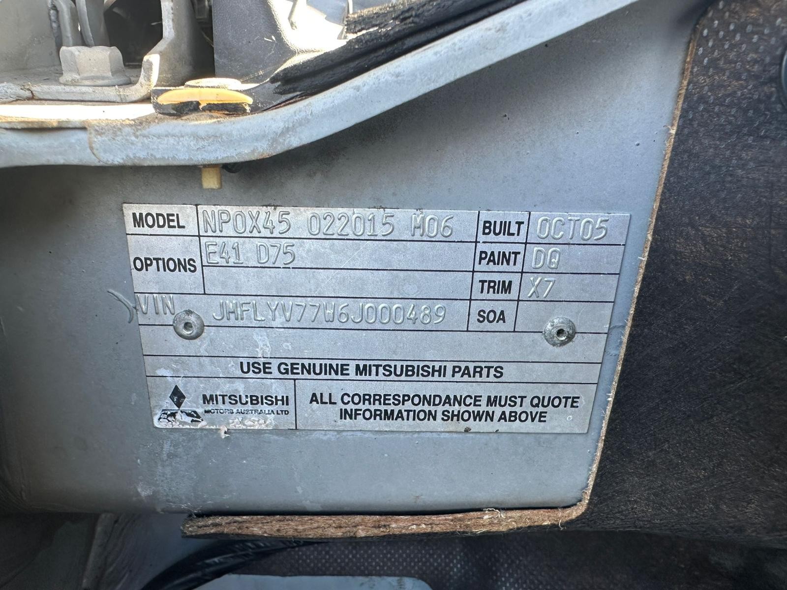 MITSUBISHI PAJERO NP 11/2002-09/2006 MIRROR SWITCH - Image 13