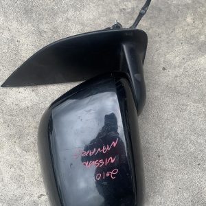 NISSAN NAVARA RIGHT DOOR MIRROR D22, POWER, BLACK, 04/97-08/15 97 98 99 00 01 02