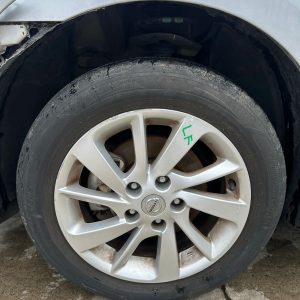 NISSAN PULSAR B17/C12 12/2012-12/2017 LEFT FRONT WHEEL ALLOY FACTORY 16X6.5IN