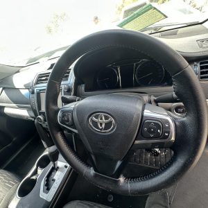 TOYOTA CAMRY 11/2011-10/2017 STEERING WHEEL LEATHER TYPE W/ CRUISE CONTROL