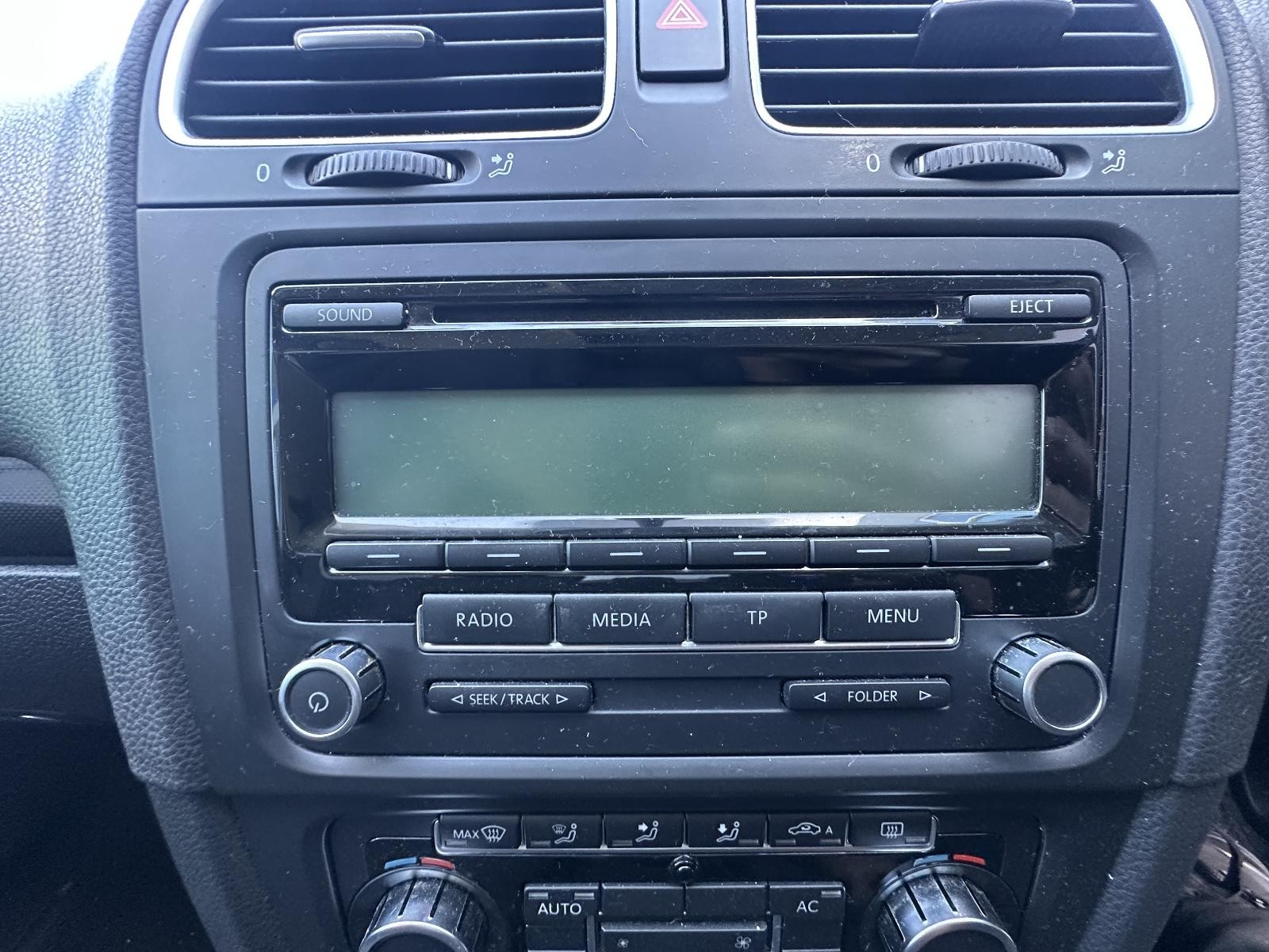VOLKSWAGEN GOLF GEN 6 10/2008-01/2016 SINGLE DISC CD PLAYER RCD310 1K0057187AX