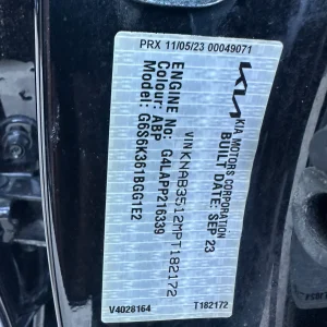 Kia Picanto 2023 Black Auto Petrol