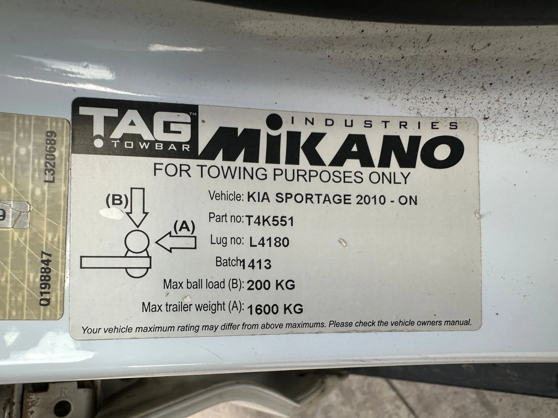 Kia Sportage 2013 White Auto Diesel
