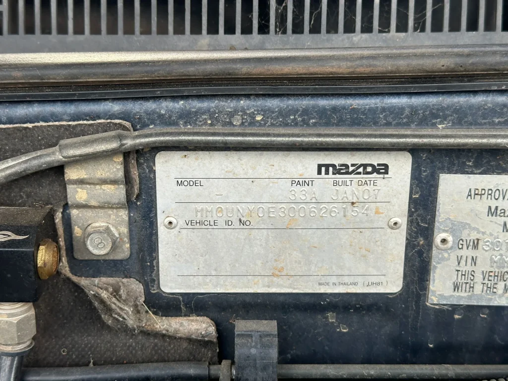 Mazda Bt50 2007 Blue Manual Diesel