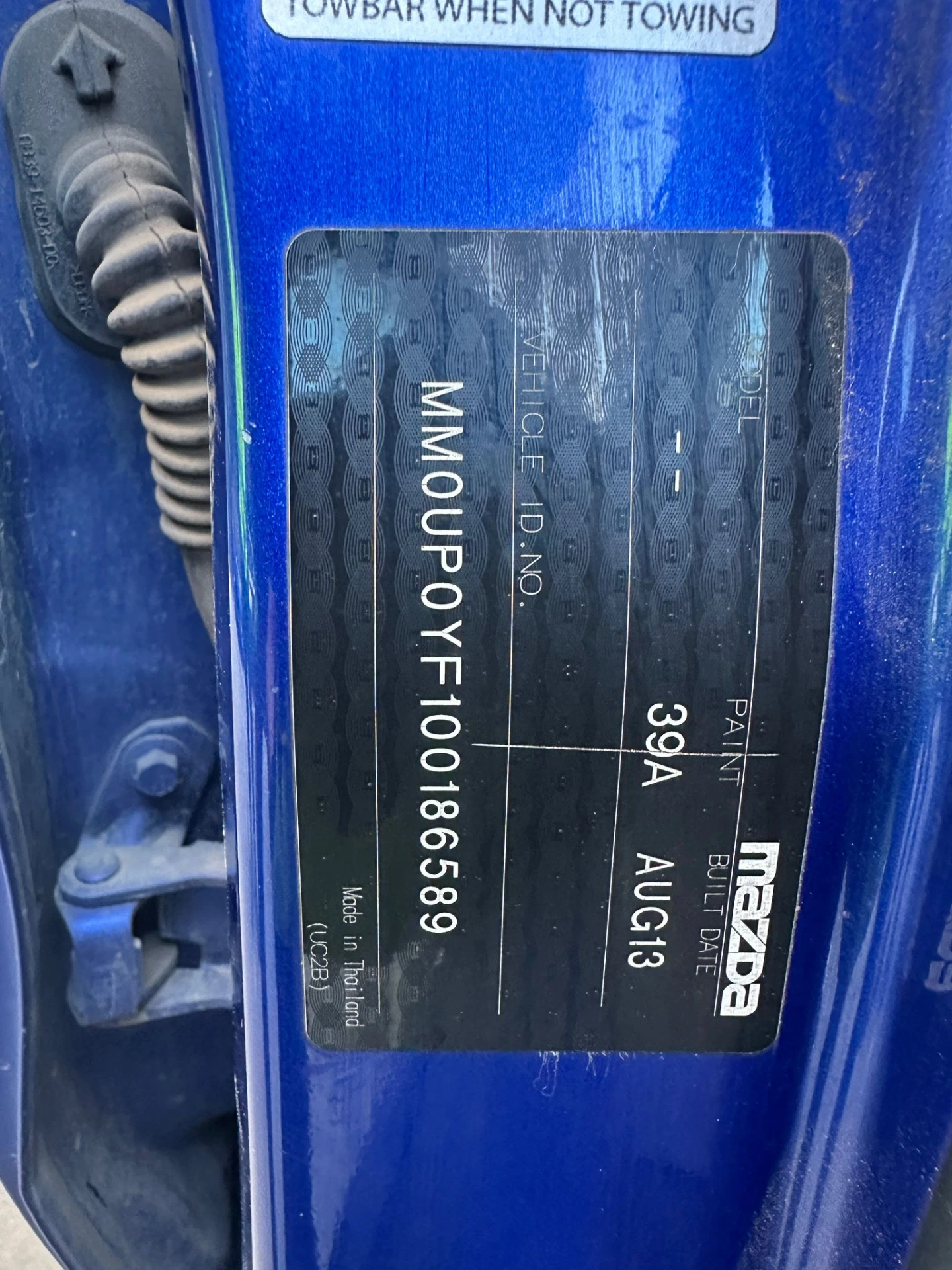 Mazda BT-50 2013 Blue Auto Diesel