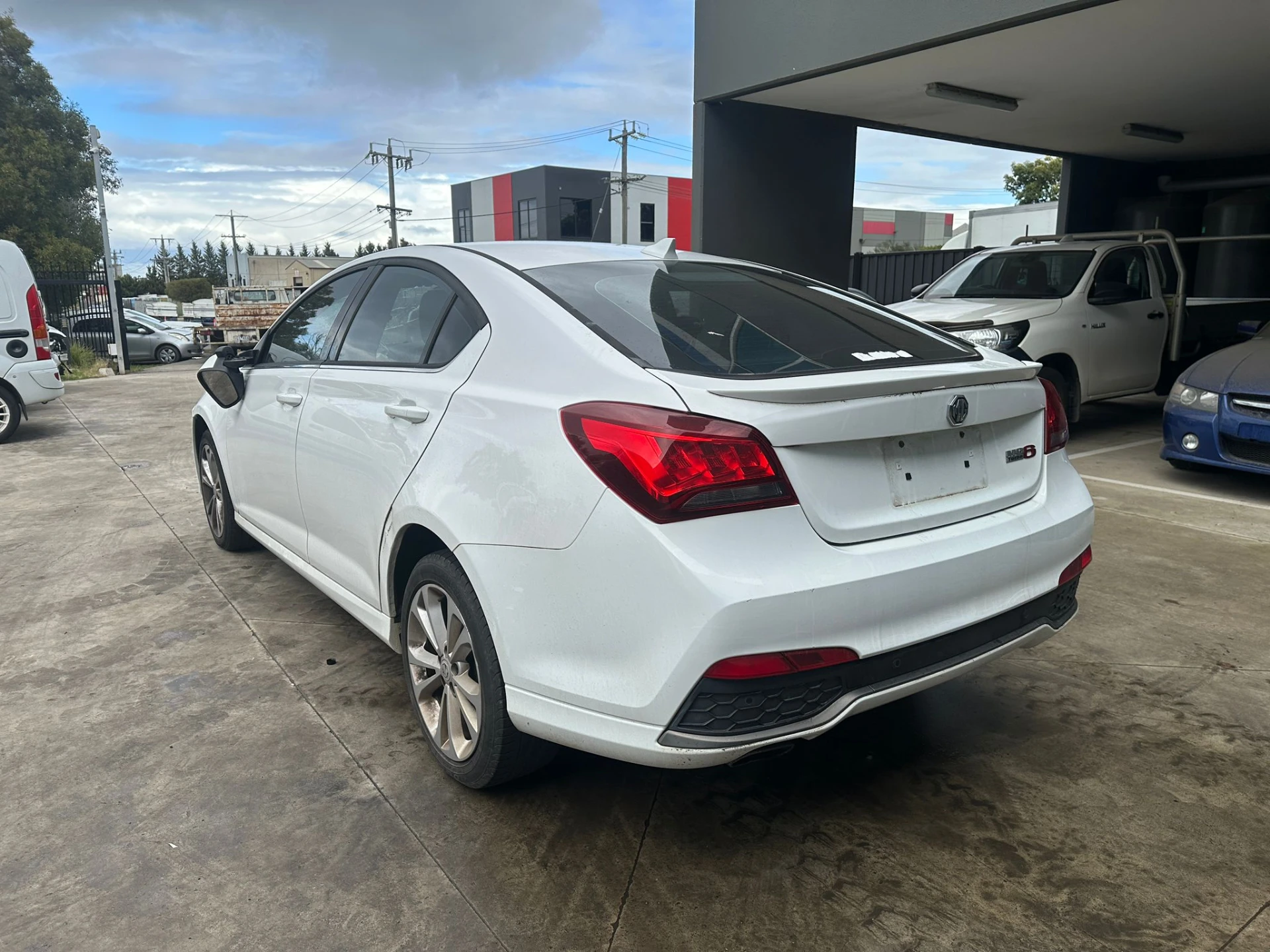 MG 6 2017 White Auto Petrol