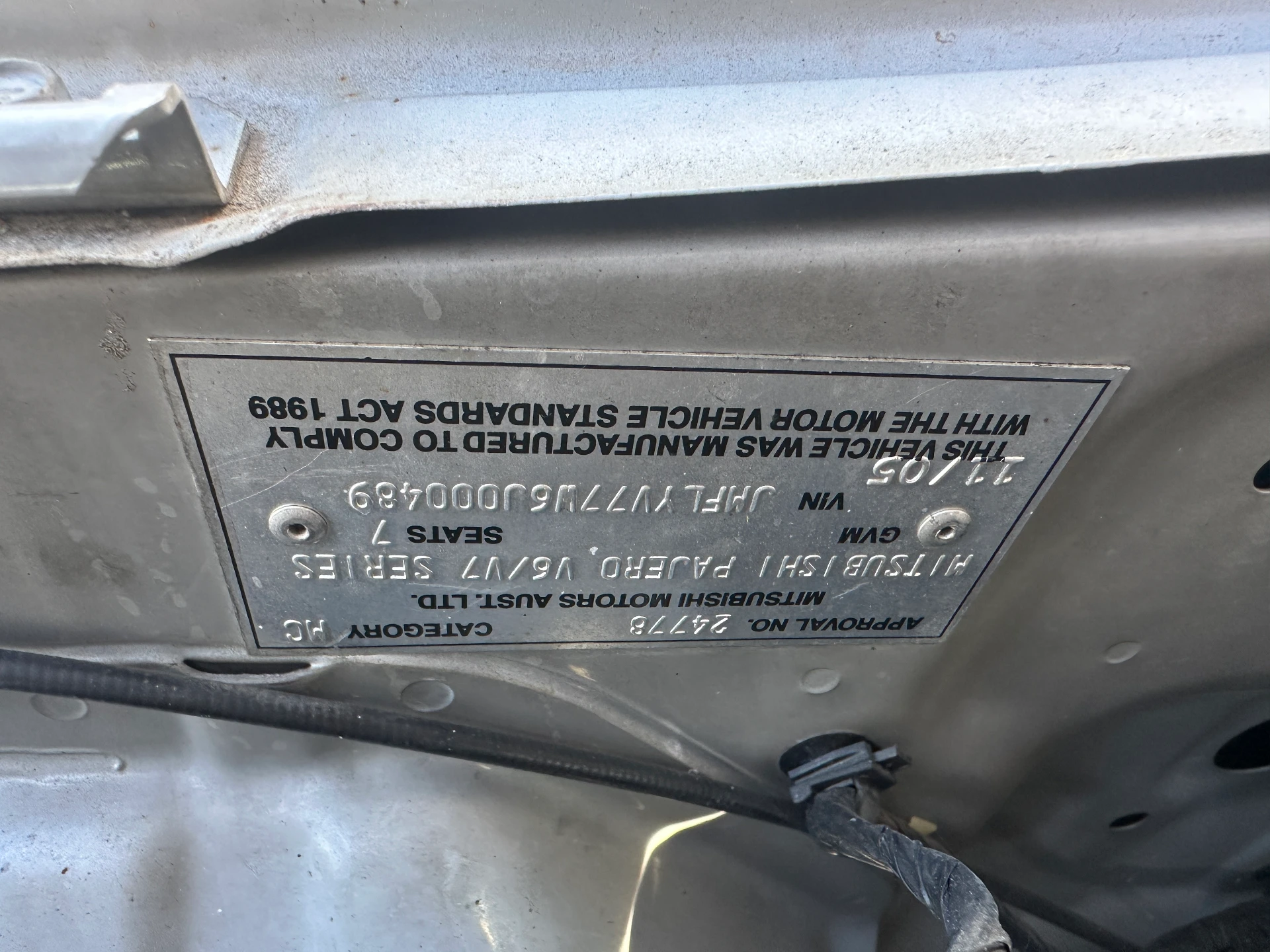Mitsubishi Pajero 2005 Silver Auto Petrol