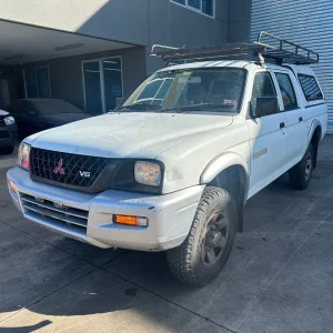 Mitsubishi Triton 2002 White Manual Petrol
