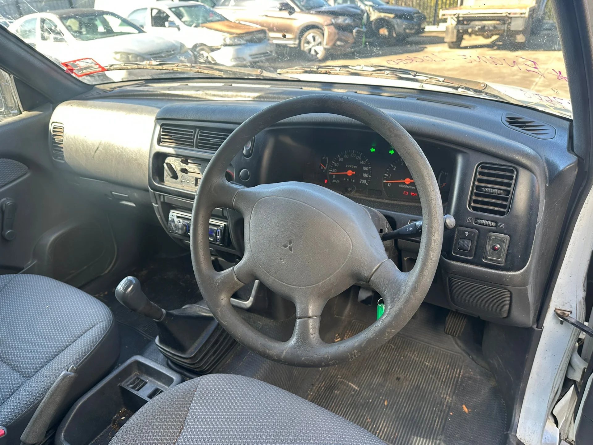 Mitsubishi Triton 2002 White Manual Petrol