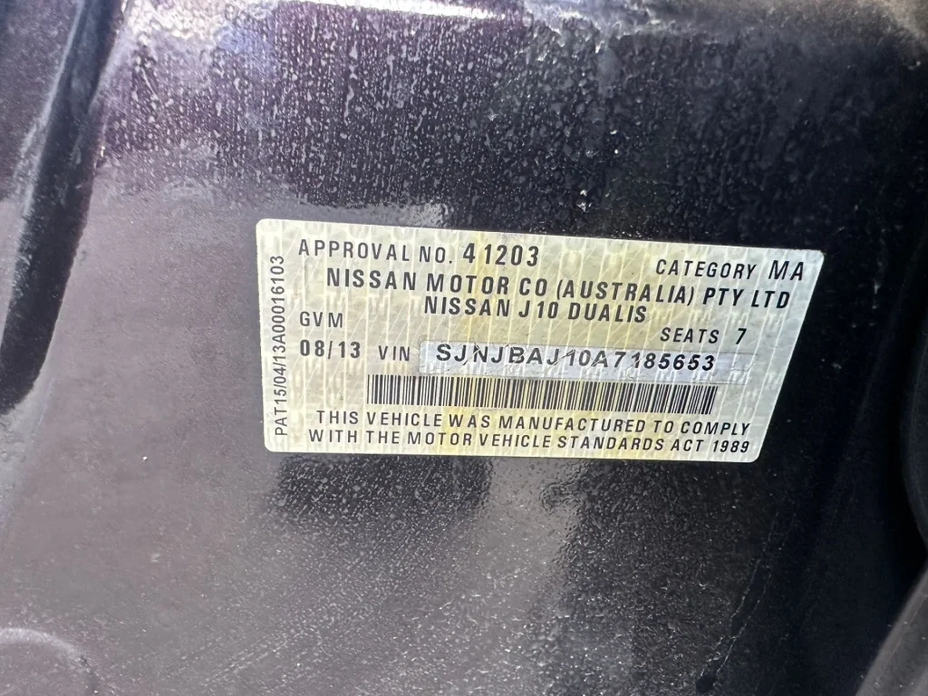 Nissan Dualis 2013 Black Auto Petrol