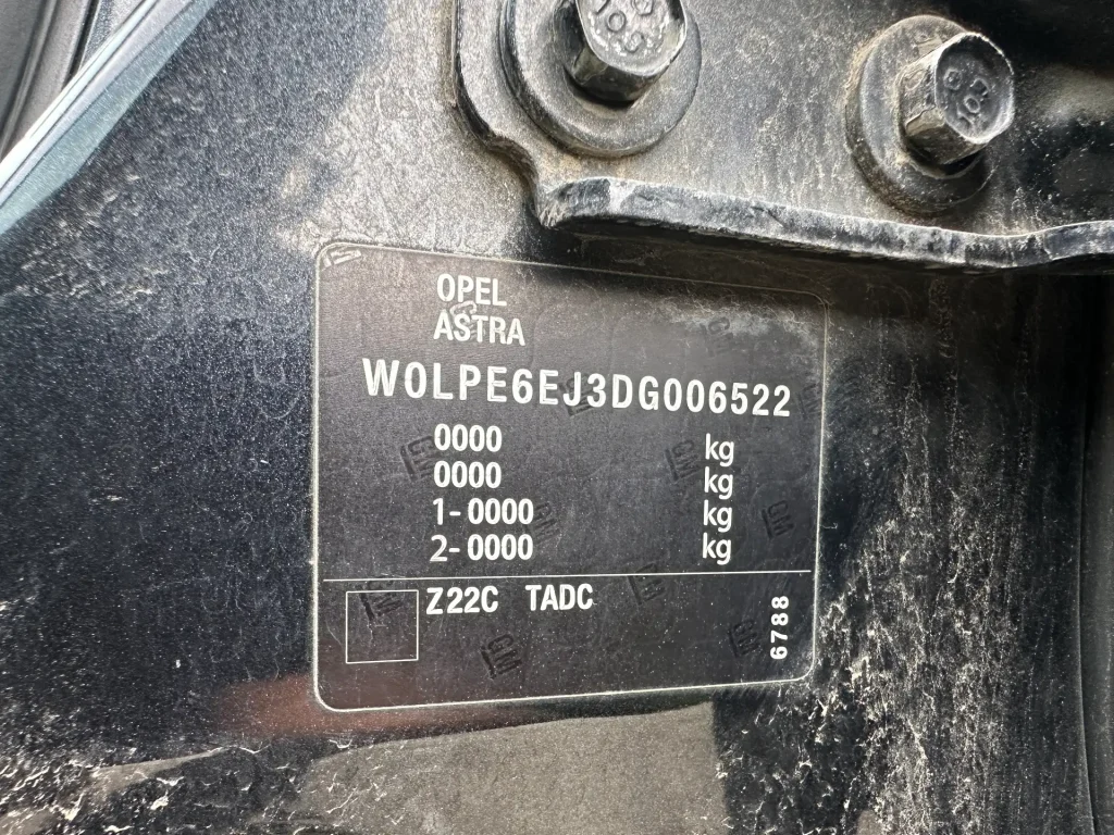 Opel Astra 2012 Black Auto Petrol