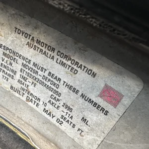 Toyota Camry 2002 Silver Auto Petrol