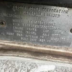 Toyota Corolla 1995 White Auto Petrol