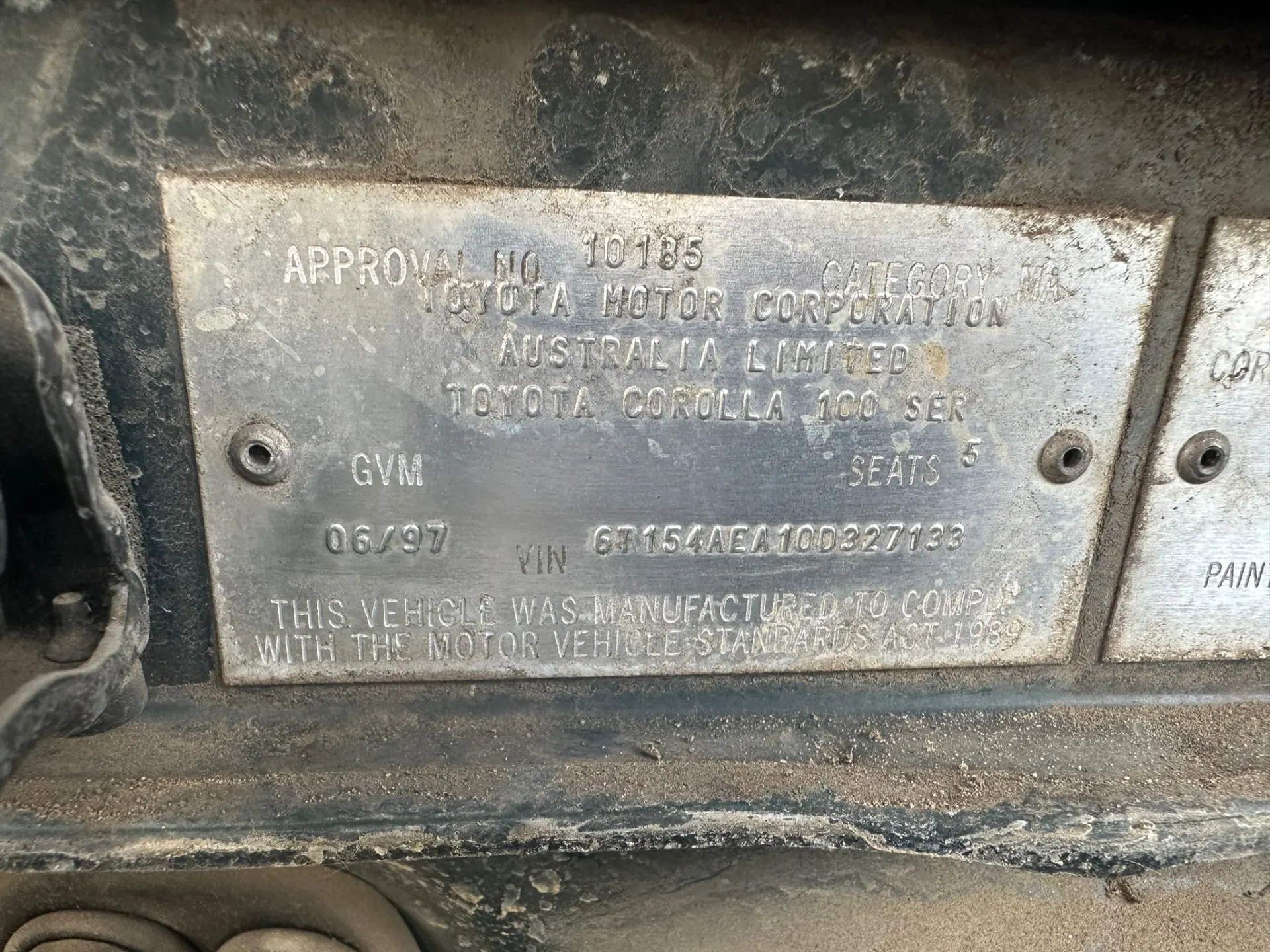 Toyota Corolla 1997 Dark Blue Auto Petrol