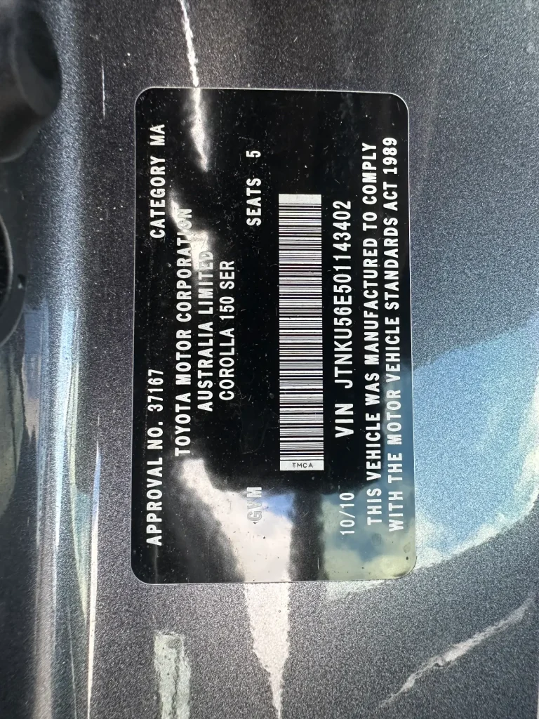 Toyota Corolla 2010 Grey Manual Petrol