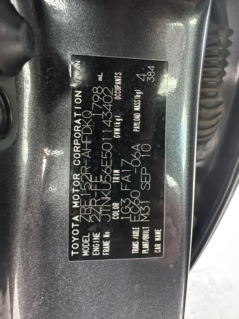 Toyota Corolla 2010 Grey Manual Petrol