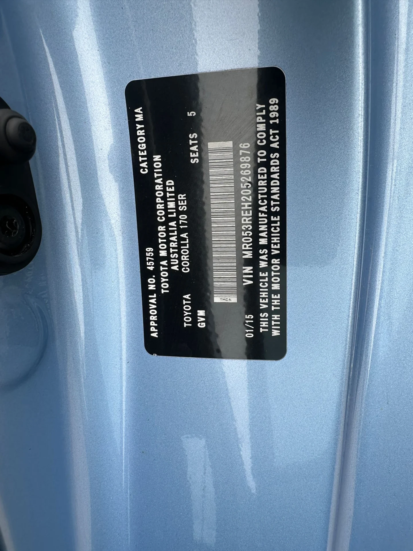 Toyota Corolla 2014 Blue Auto Petrol