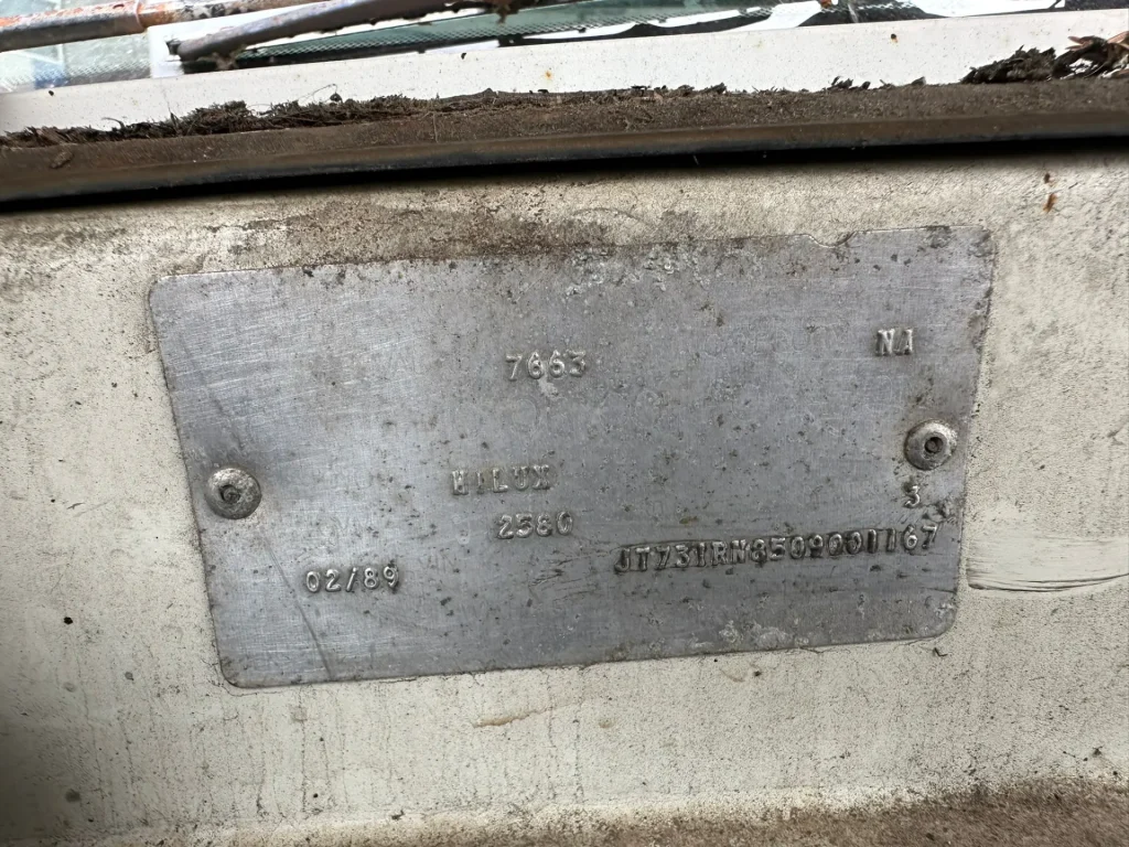 Toyota Hilux 1989 Manual Petrol