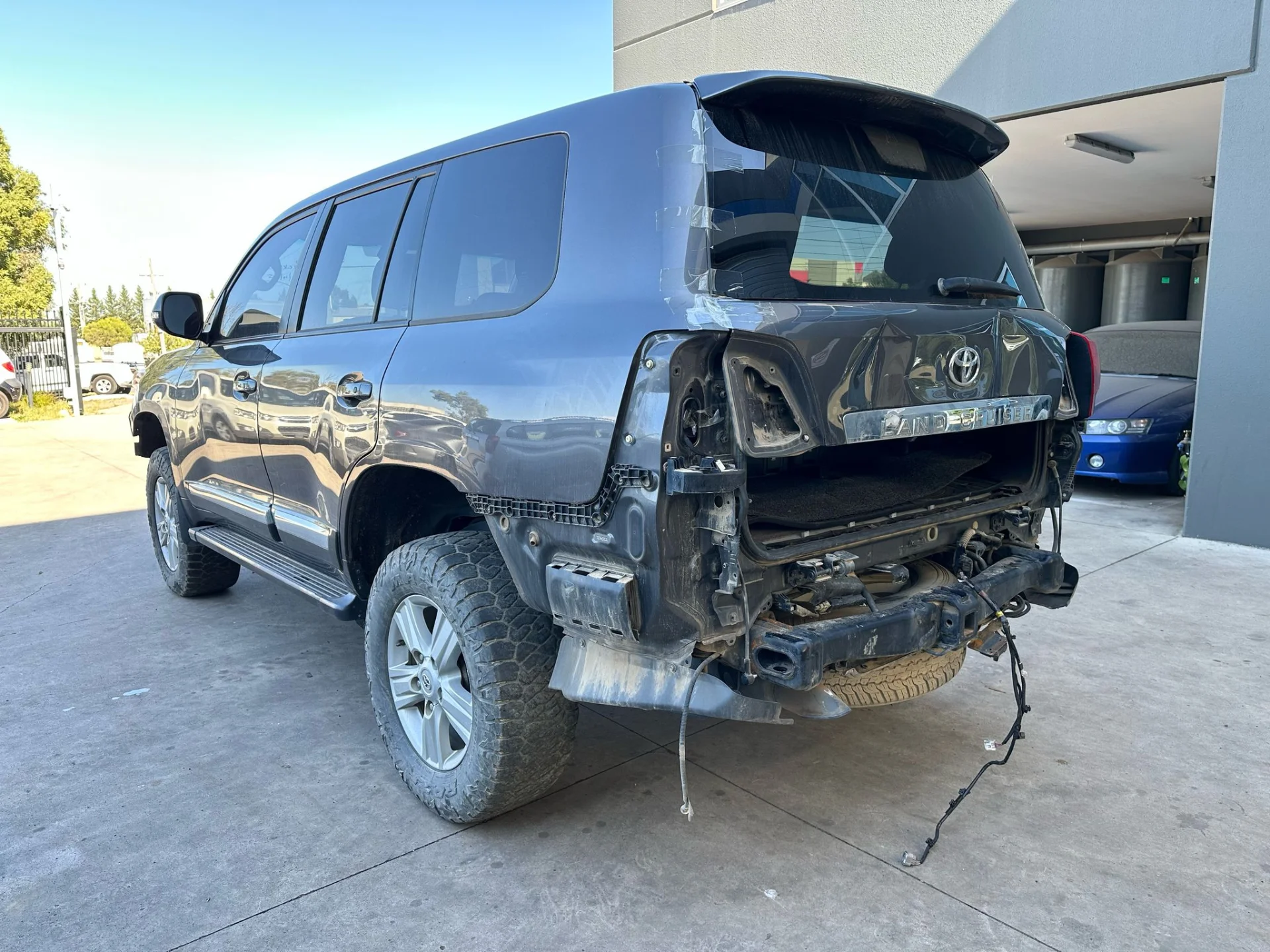 Toyota Land Cruiser 2015 Grey Auto Diesel