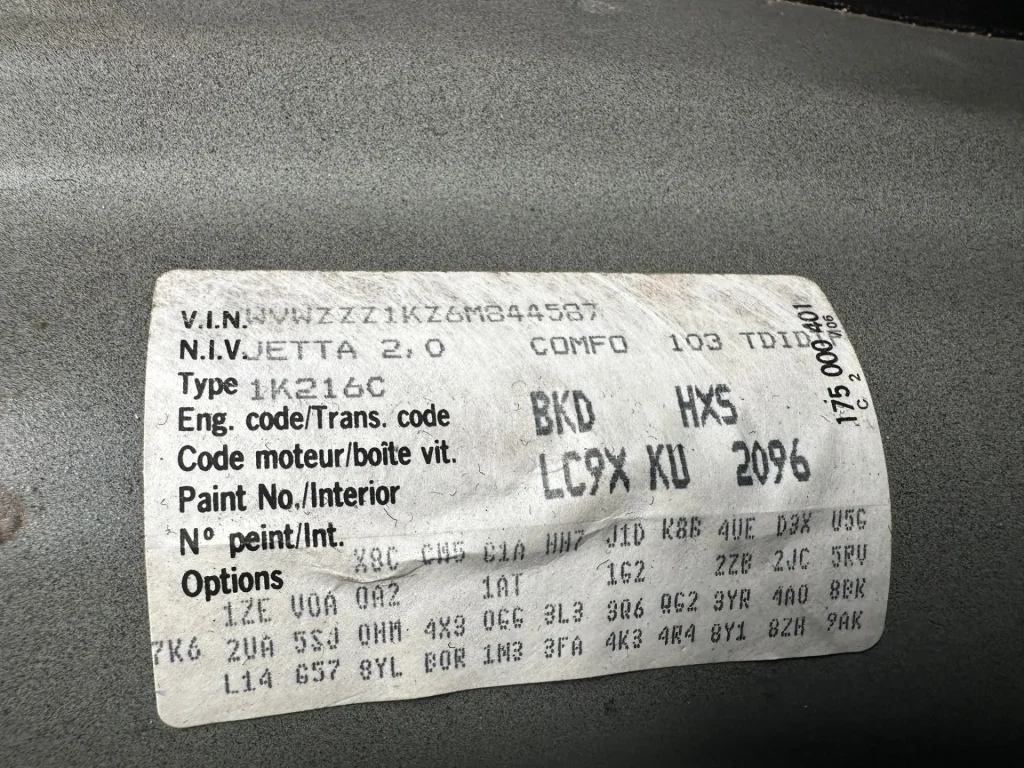 Volkswagen Jetta 2006 Black Auto Diesel